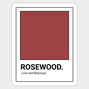 Rosewood Sticker